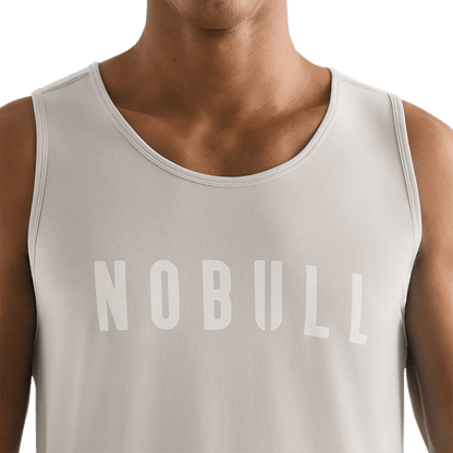 Men's Oatmeal NOBULL Tank Top