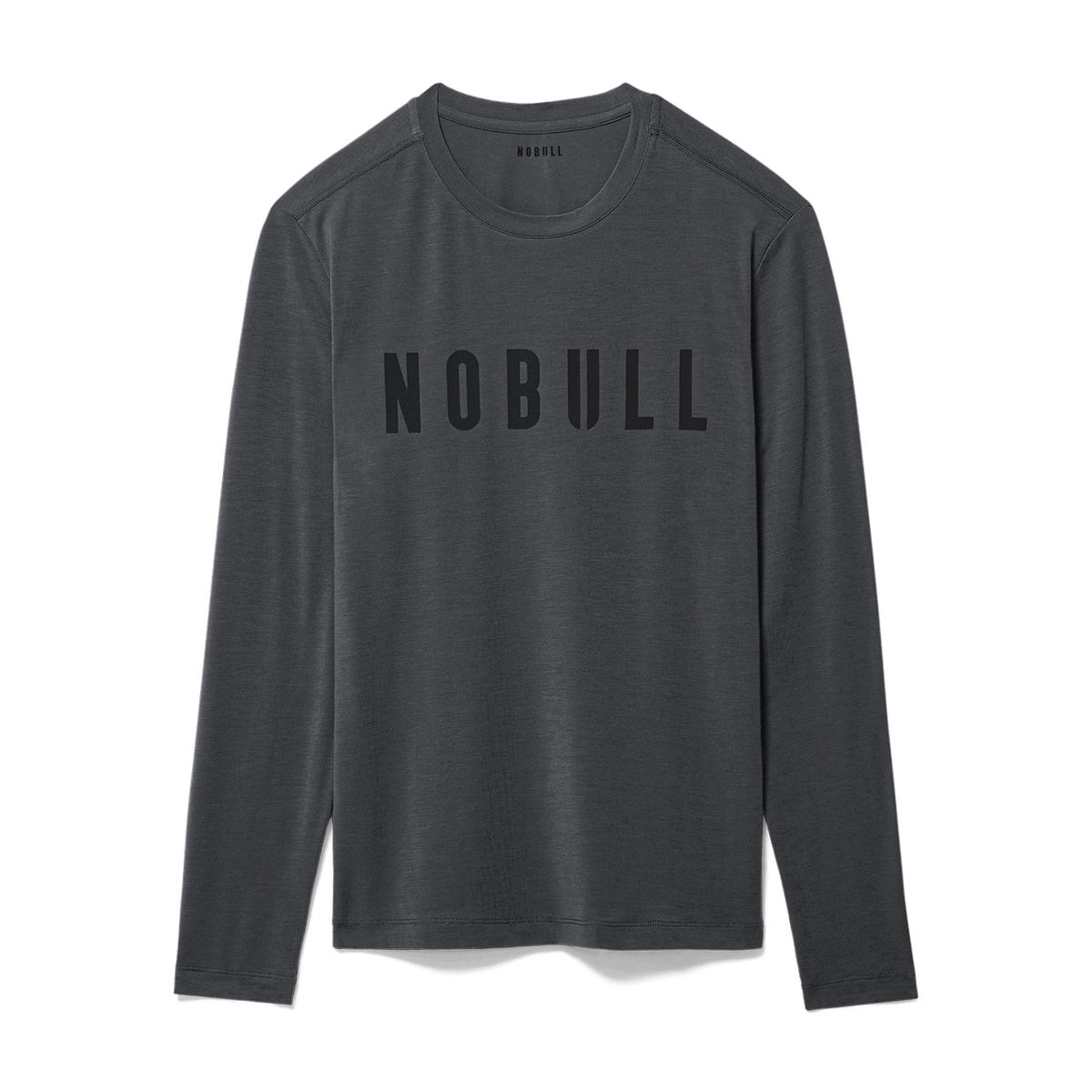 Men's Charcoal Heather NOBULL Long Sleeve Tee