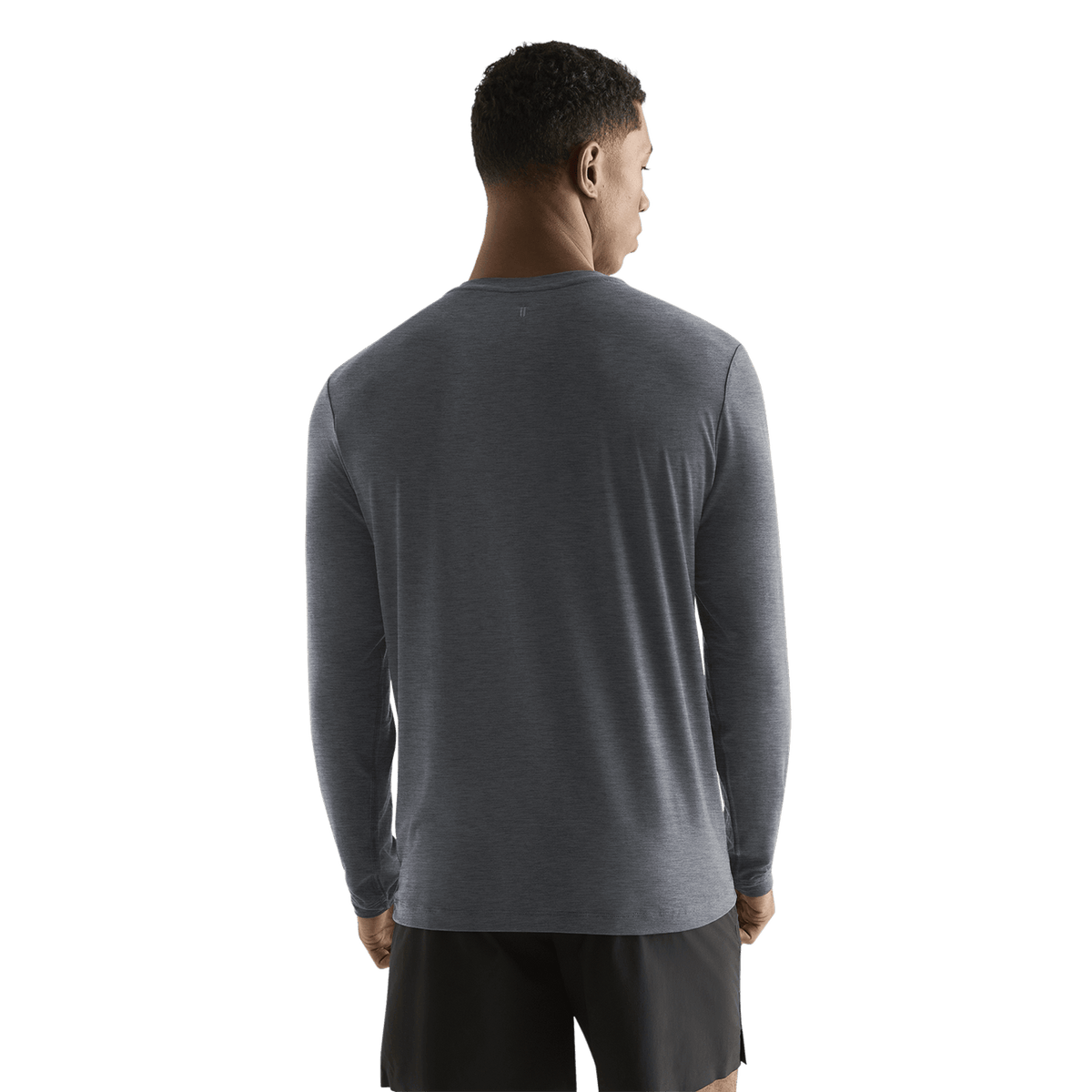 Men's Charcoal Heather NOBULL Long Sleeve Tee