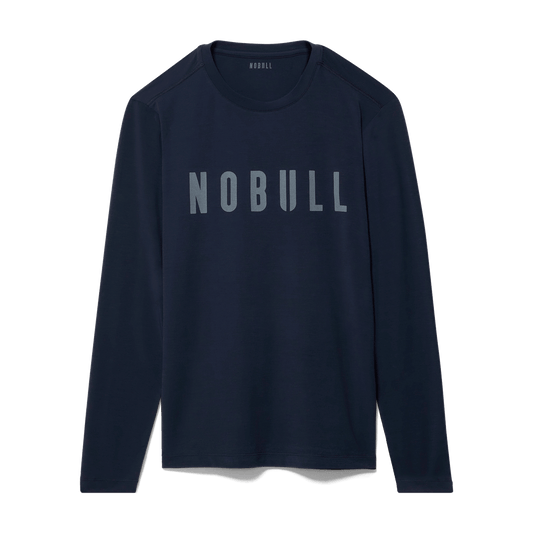 Men's Night Navy NOBULL Long Sleeve Tee