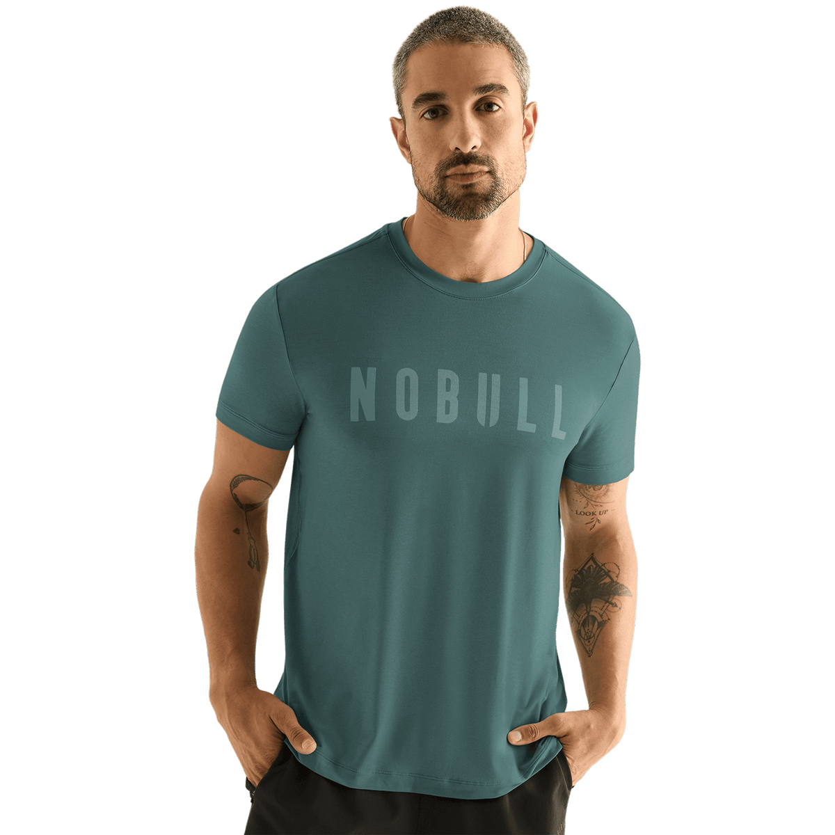 Men's Silver Pine NOBULL Tee