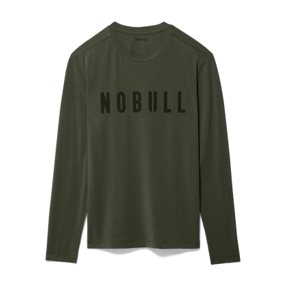 Men's Dark Army NOBULL Long Sleeve Tee