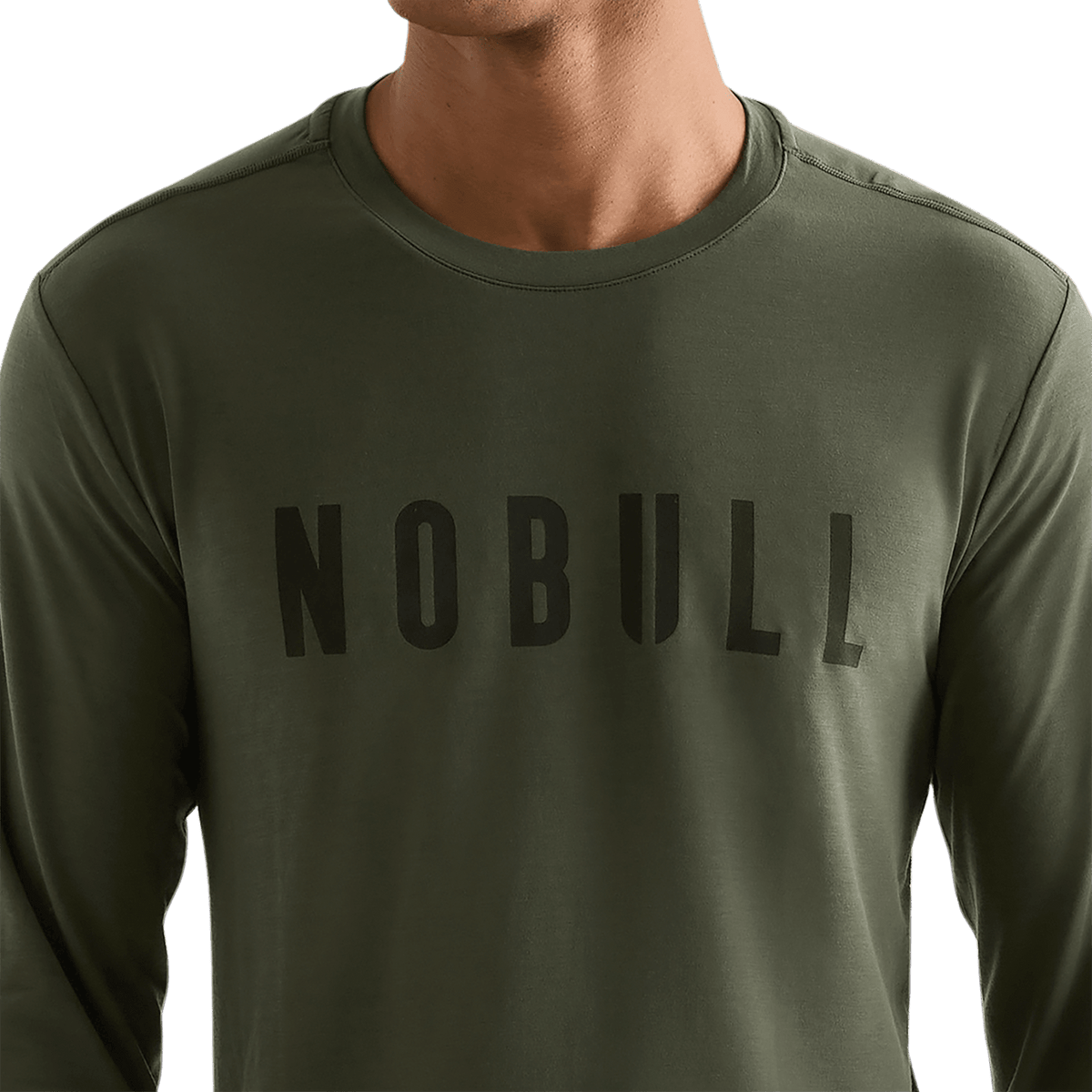 Men's Dark Army NOBULL Long Sleeve Tee