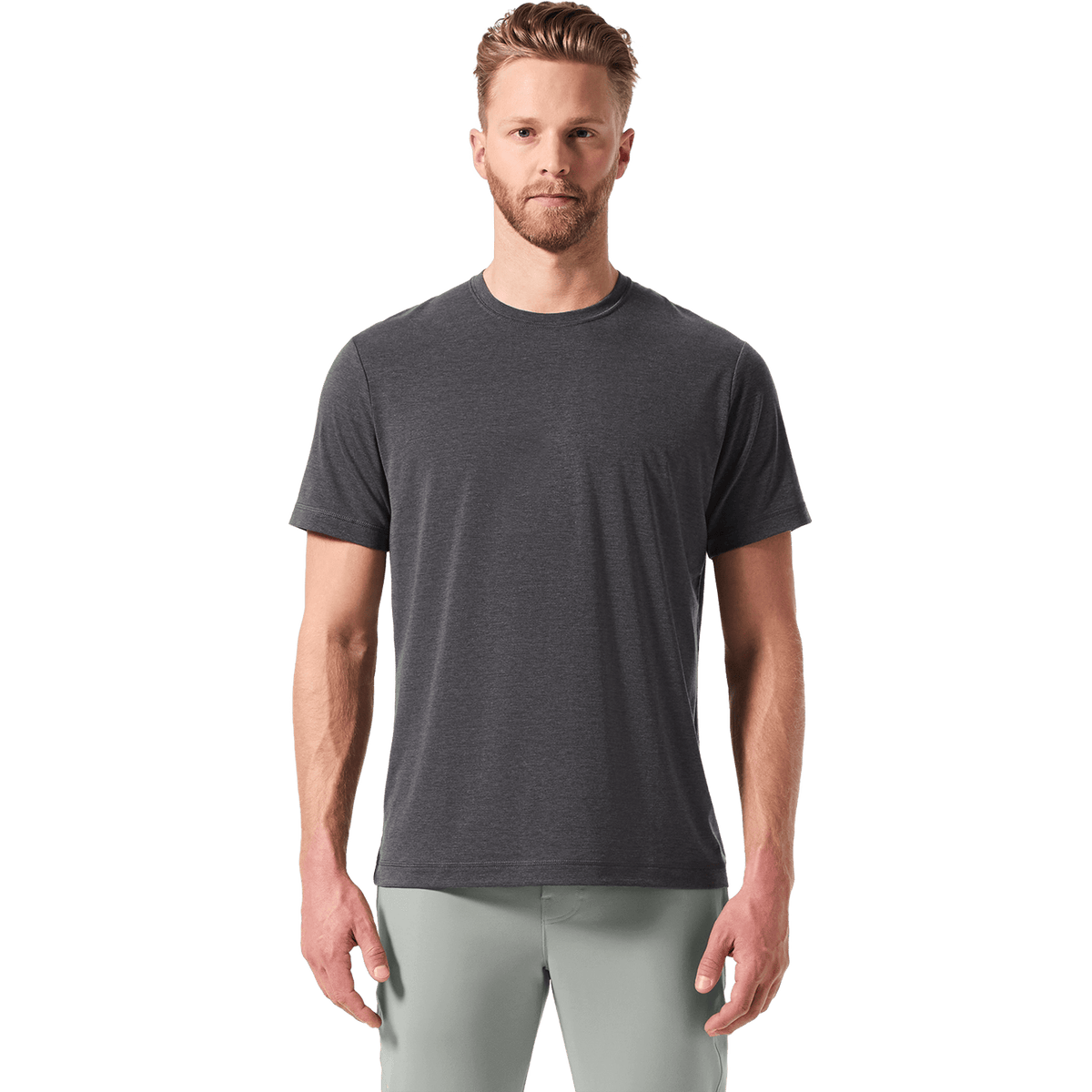 Men's Charcoal Heather Adapt Tee  X Public Rec