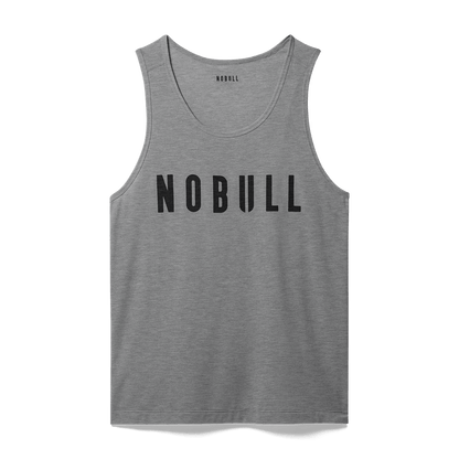 Men's Heather Grey NOBULL Tank Top