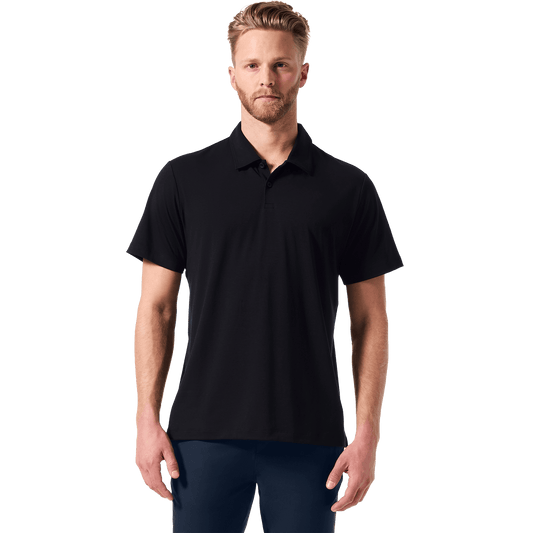 Men's Black Adapt Polo  X Public Rec