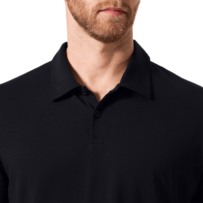 Men's Black Adapt Polo  X Public Rec