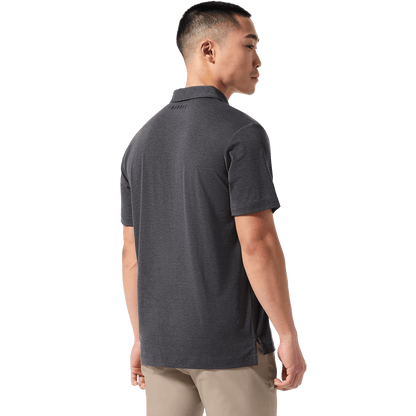 Men's Charcoal Heather Adapt Polo  X Public Rec