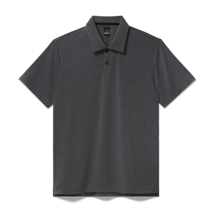 Men's Charcoal Heather Adapt Polo  X Public Rec