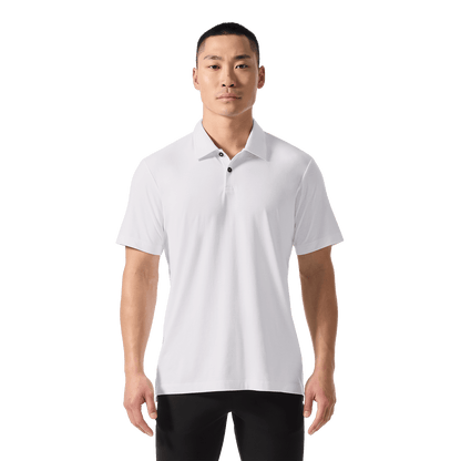 Men's White Adapt Polo  X Public Rec