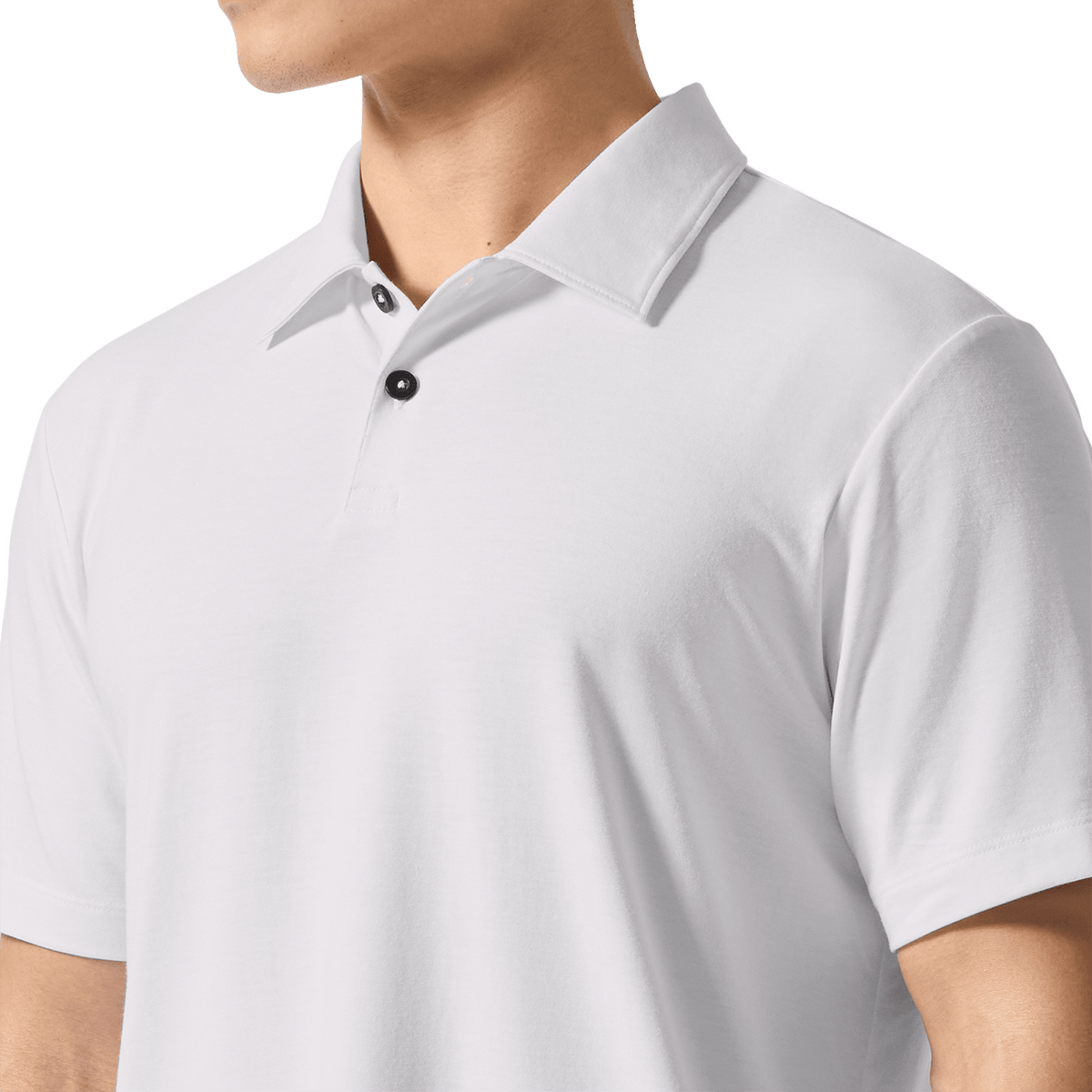 Men's White Adapt Polo  X Public Rec