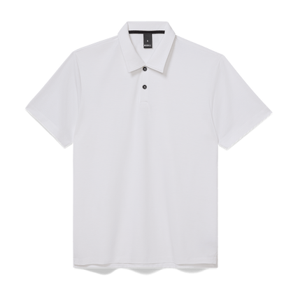 Men's White Adapt Polo  X Public Rec