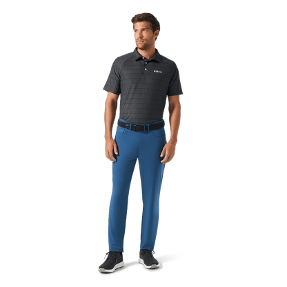 Men's Black U Repeat All Fore It Polo  X Public Rec