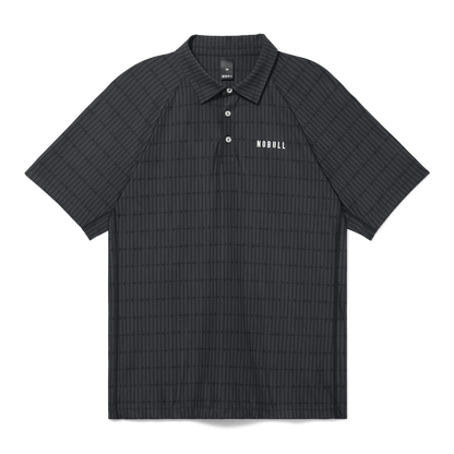 Men's Black U Repeat All Fore It Polo  X Public Rec