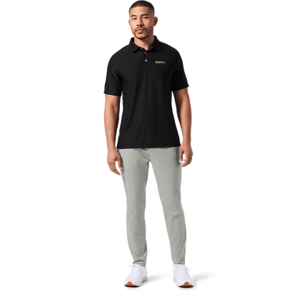 Men's Black All Fore It Polo  X Public Rec