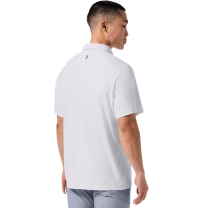Men's White All Fore It Polo  X Public Rec