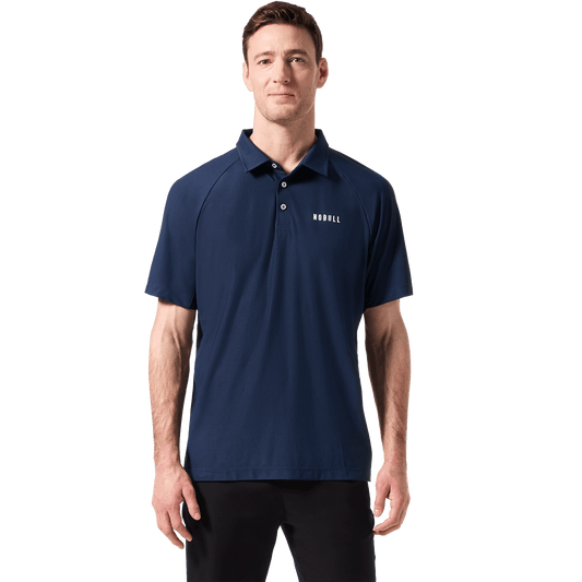 Men's Night Navy All Fore It Polo  X Public Rec