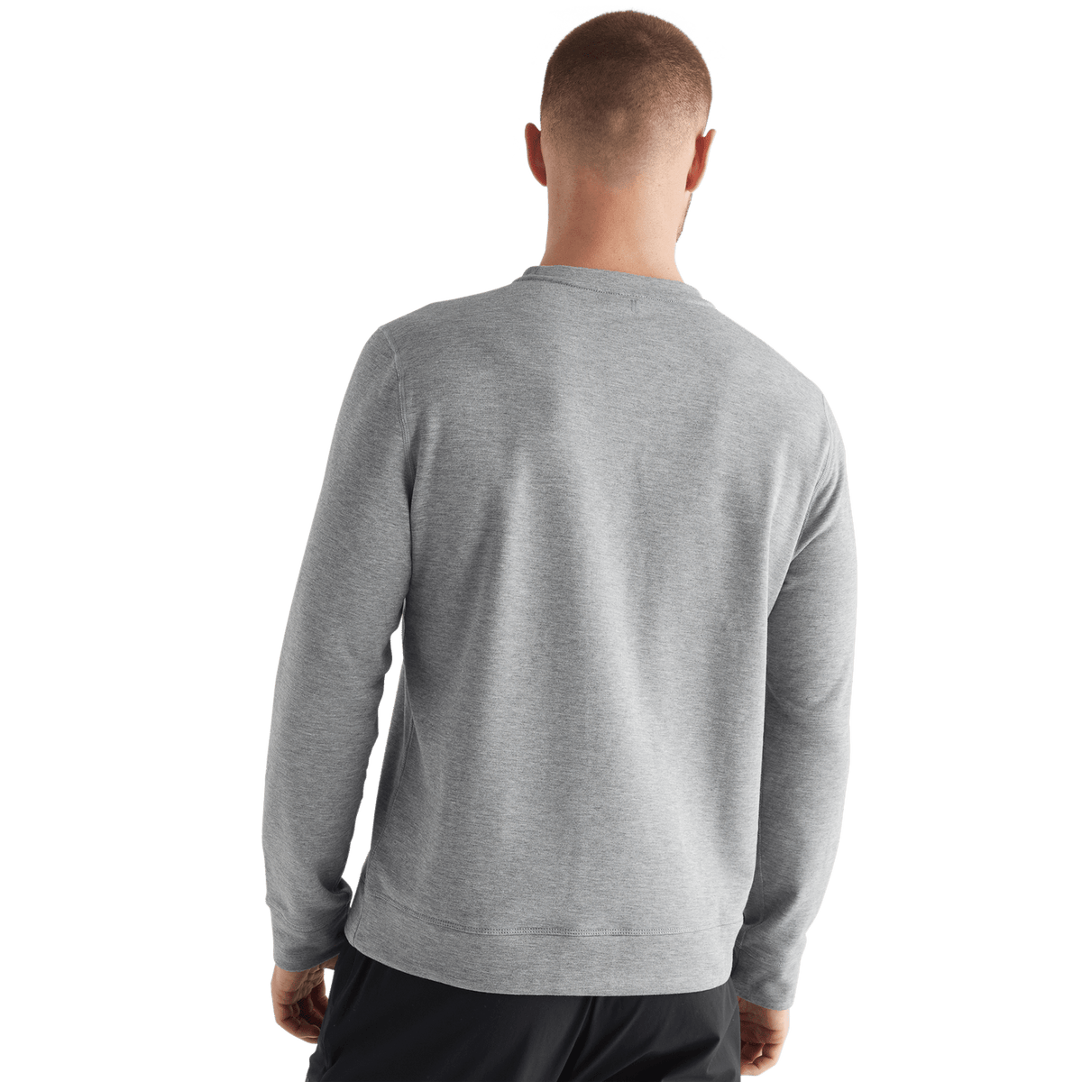 Men's Heather Gray NOBULL Crew Sweatshirt