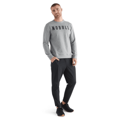 Men's Heather Gray NOBULL Crew Sweatshirt