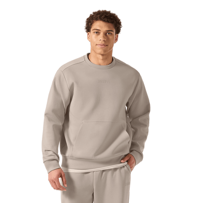 Men's Taupe Elements Crew Sweatshirt