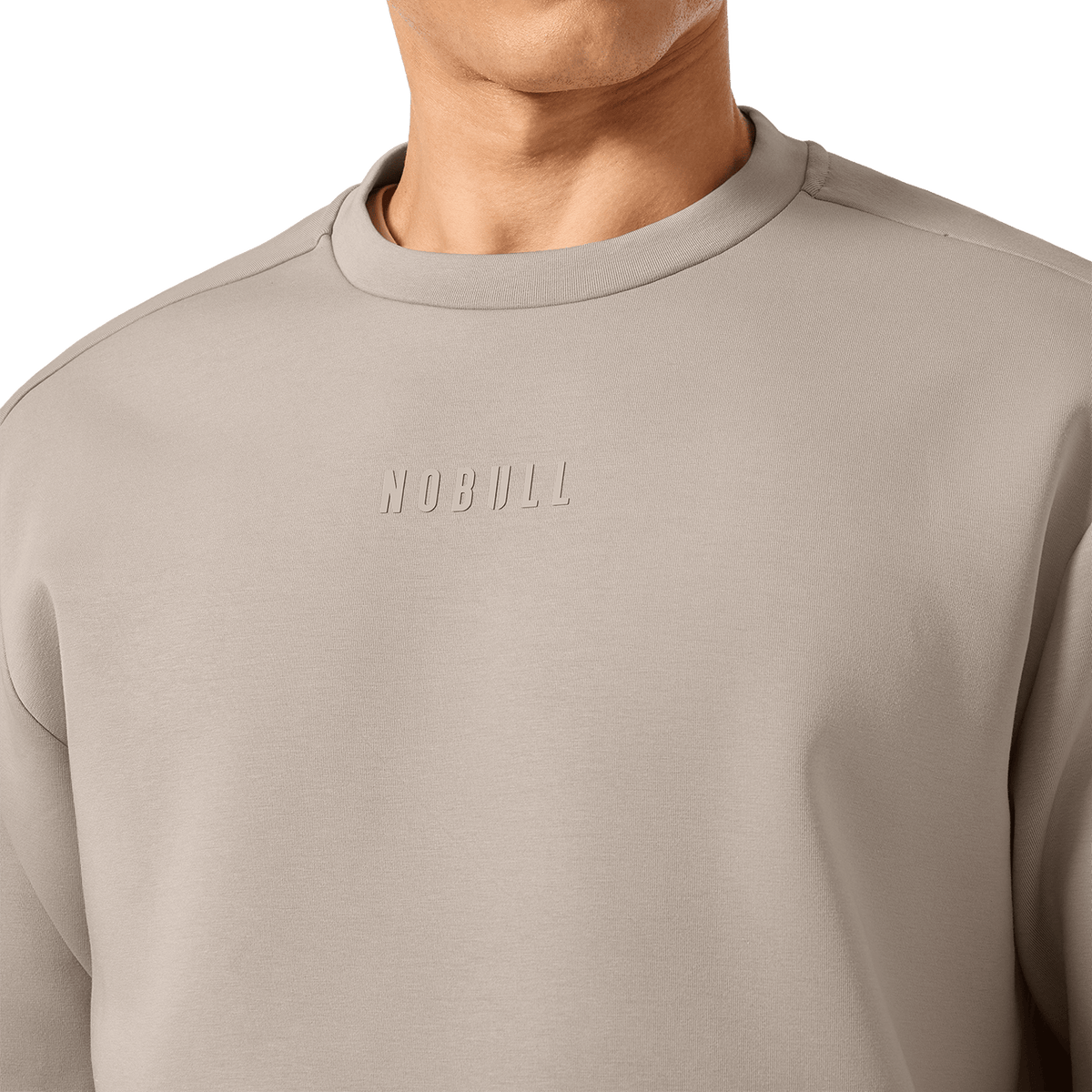 Men's Taupe Elements Crew Sweatshirt