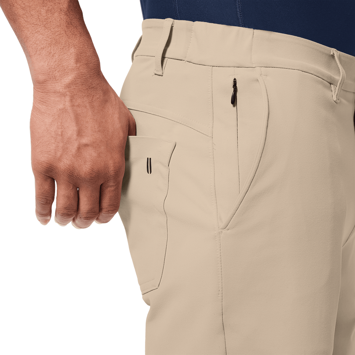 Men's Taupe Gamechanger 5-Pocket Short  X Public Rec