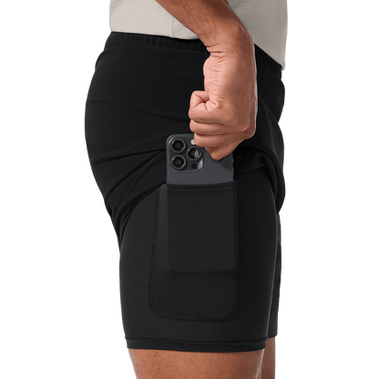 Men's Black NOBULL Training Short 6" (Lined)