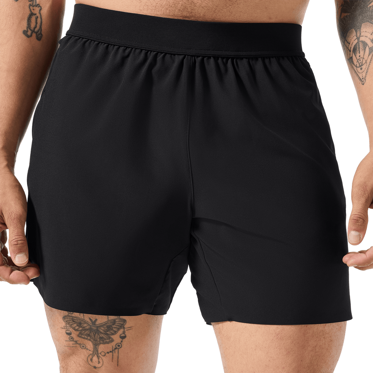 Men's Black Drive Short 6" (Lined)