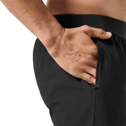 Men's Black Drive Short 6" (Lined)