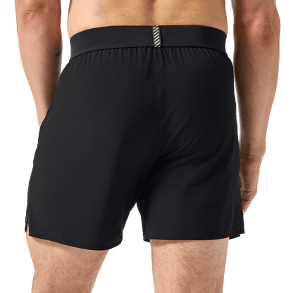 Men's Black Drive Short 6" (Unlined)