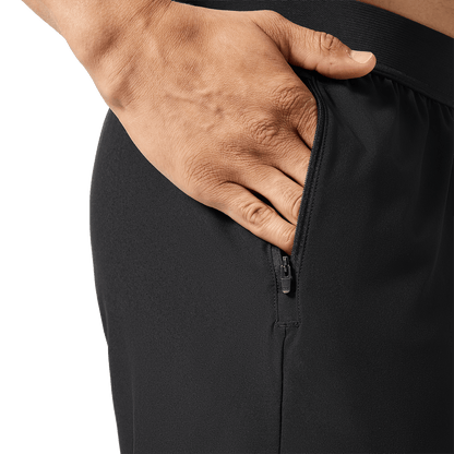 Men's Black Drive Short 6" (Unlined)