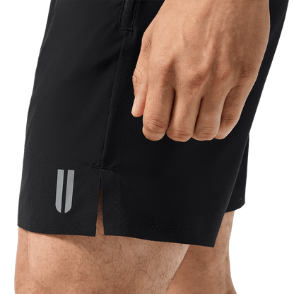 Men's Black Drive Short 6" (Unlined)