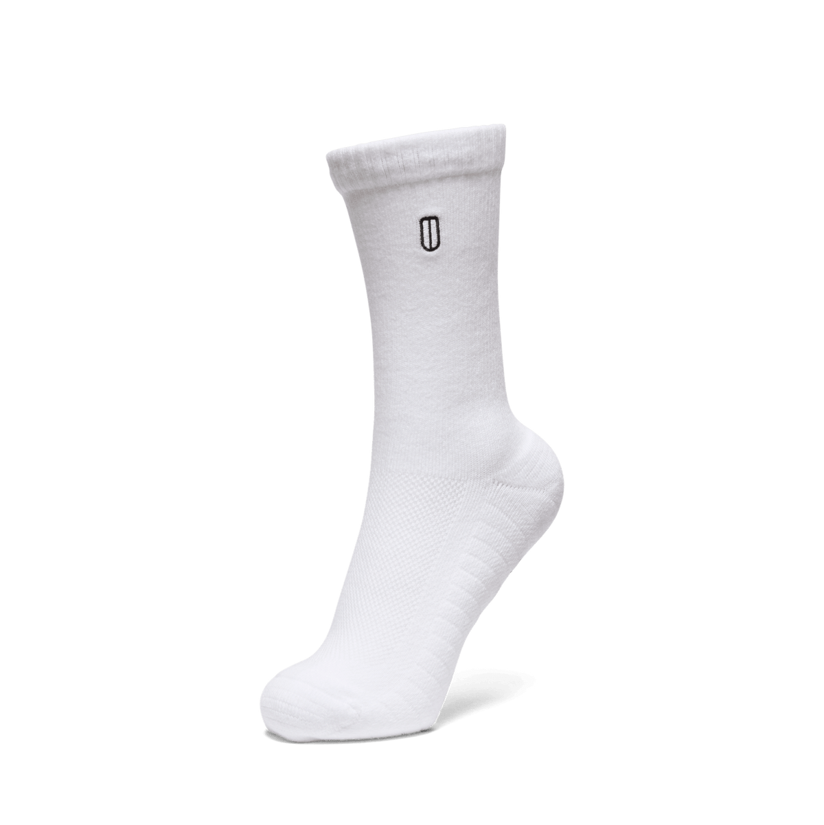 White Crew Sock