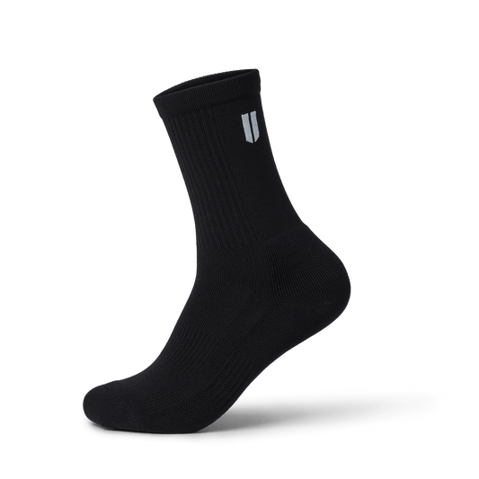 Black Crew Performance Sock