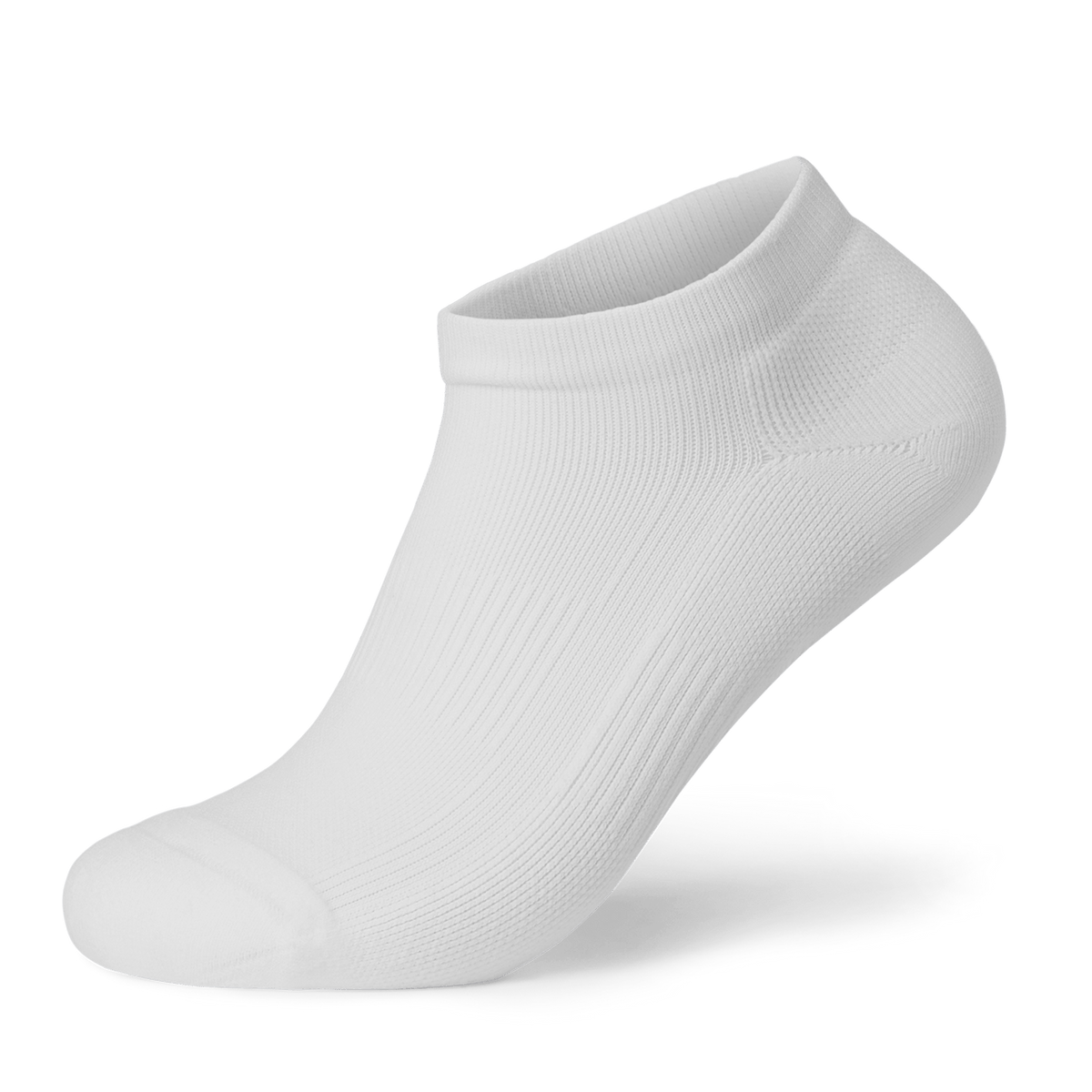 White Low Performance Sock