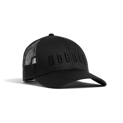 Black NOBULL Low Profile Trucker Hat
