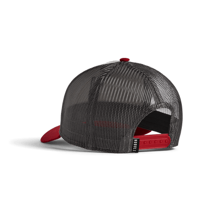 Mineral White Equestrian Red U NOBULL Trucker Hat