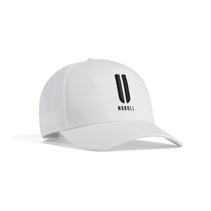 White U NOBULL Trucker Hat