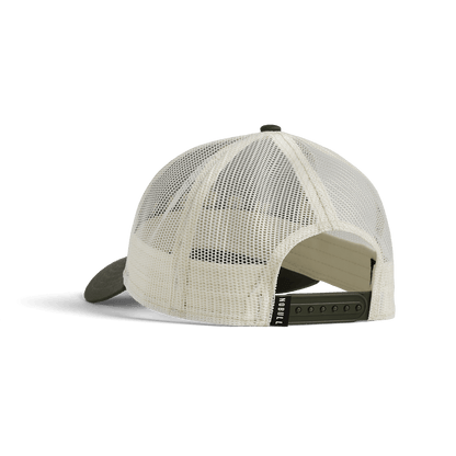 Shadow Olive Mineral White NOBULL Low Profile Trucker Hat