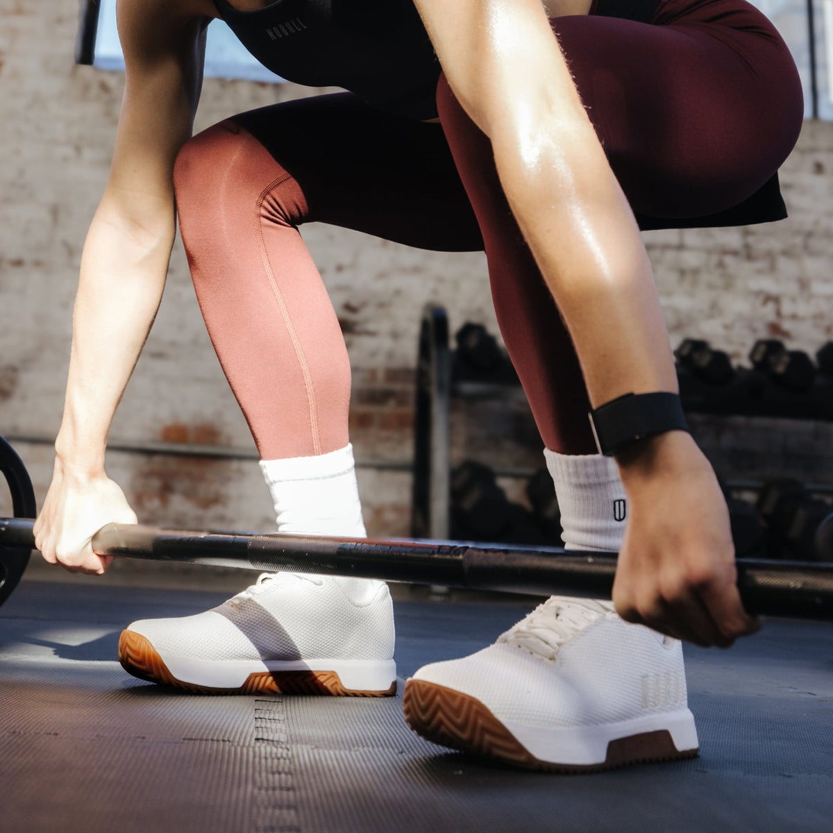 Women's White Gum Outwork Edge Shoes