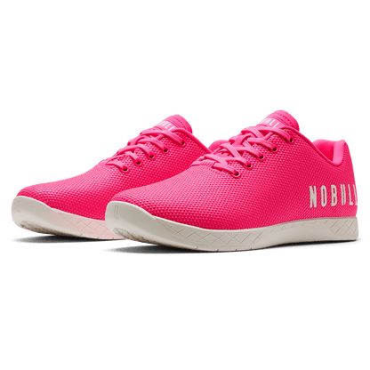 Women's Neon Pink Classic White Outwork Shoes