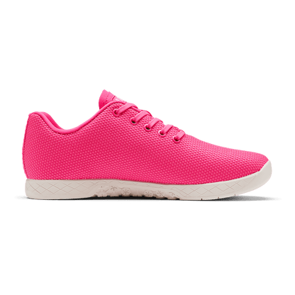 Women's Neon Pink Classic White Outwork Shoes