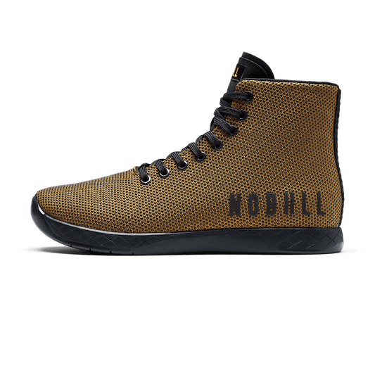 Women's Dark Tan Jet Black Outwork High-Top Shoes