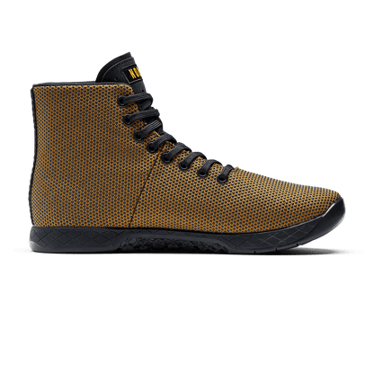 Women's Dark Tan Jet Black Outwork High-Top Shoes