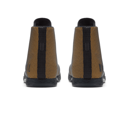 Women's Dark Tan Jet Black Outwork High-Top Shoes