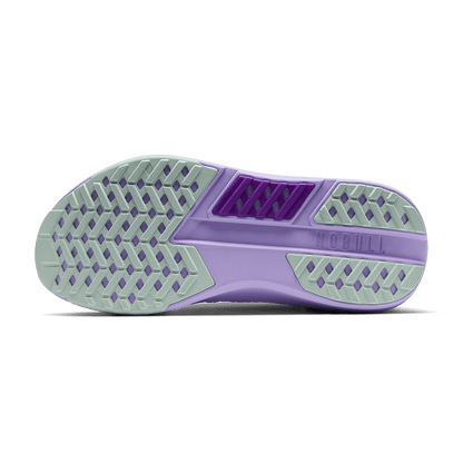 Women's Light Gray Purple Rose Journey 2 Shoes