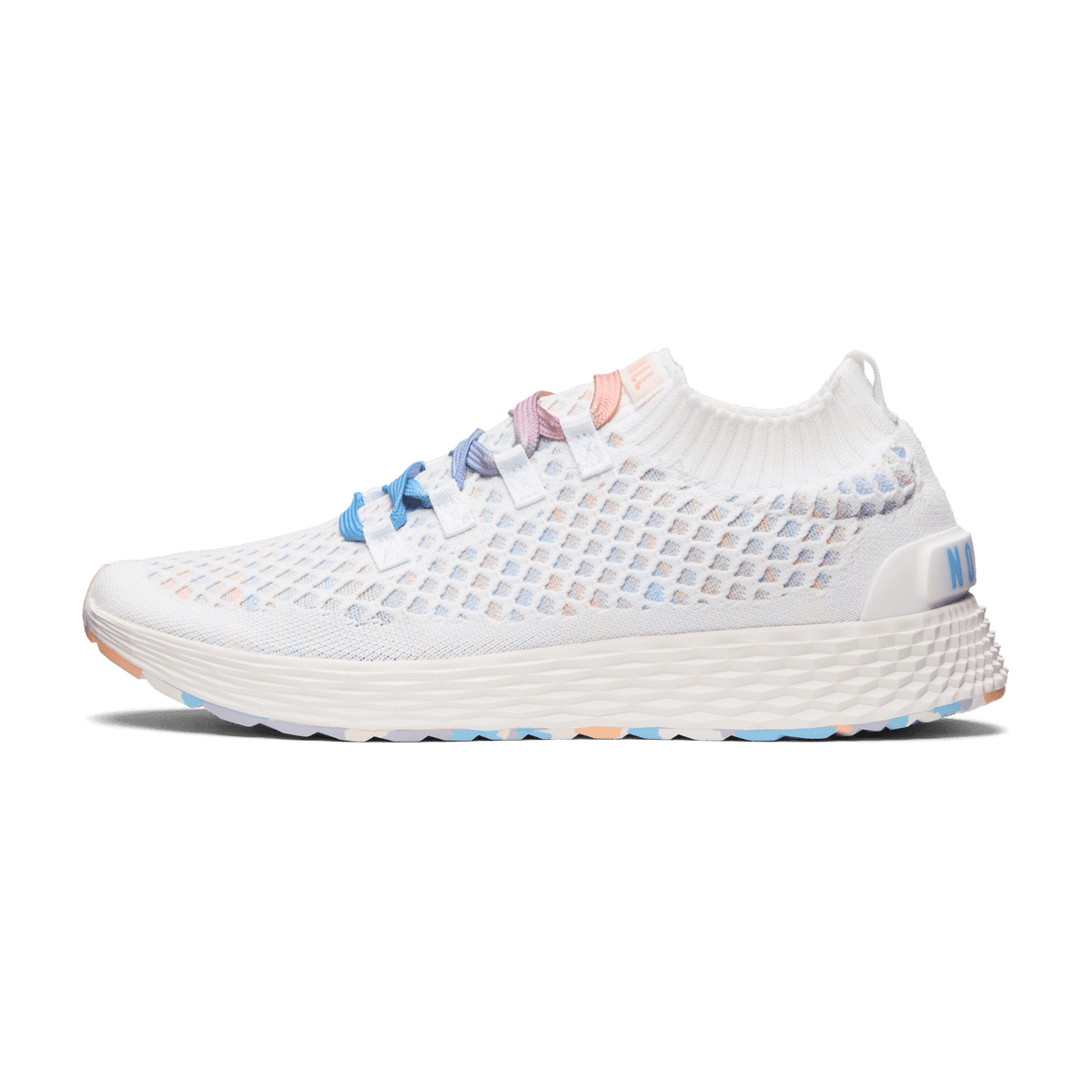 Women's White Peach Allday Knit Shoes