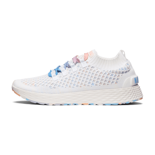 Women's White Peach Allday Knit Shoes