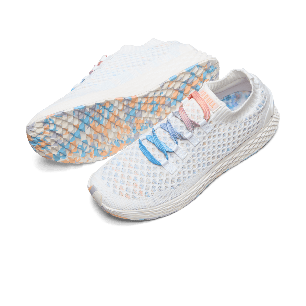 Women's White Peach Allday Knit Shoes
