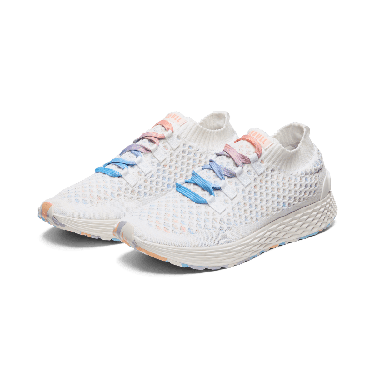 Women's White Peach Allday Knit Shoes